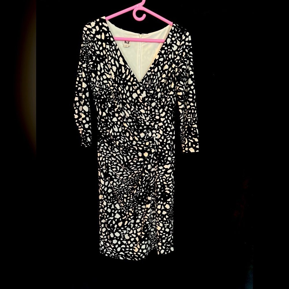 Anne Klein Spotted Dress EUC